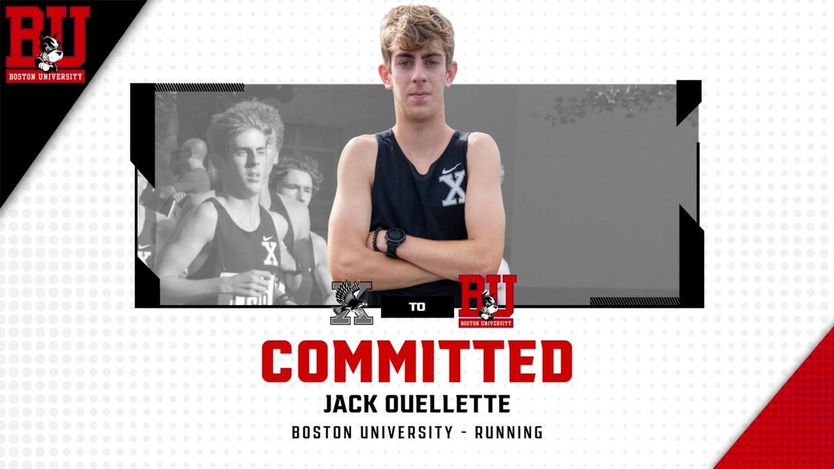 athleticsXHS's tweet photo. Jack has committed to BU! A 5x Conference Champ, 3x All-State, All-New England, &amp; All-American, Jack has been part of 9 Conference &amp; State Championships. His commitment to excellence both on and off the track exemplifies the Xavier legacy of success and sportsmanship. https://t.co/5fLJ3Z5Hy2