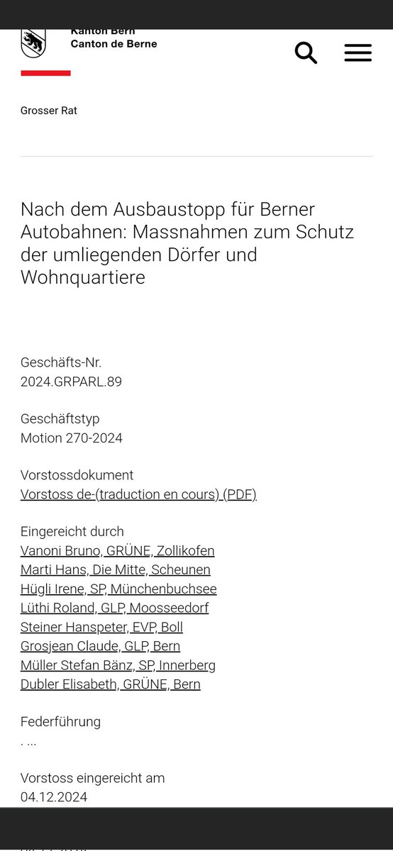 Ganz in meinem Sinn! Mehr Veloförderung ist auch Teil meines Vorstosses im Grossen Rat <a href="/kanton/">Kanton Pobee</a> Bern nach dem NEIN insbesondere zum #Autobahn-Ausbau Wankdorf - Schönbühl - Kirchberg. gr.be.ch/de/start/gesch…