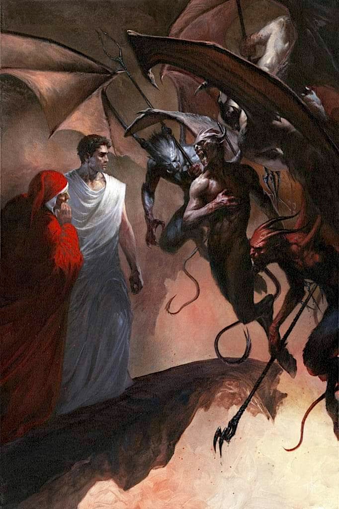 solisolsoli's tweet photo. Divina Commedia by Gabriele Dell'Otto https://t.co/XejFTiY9LR