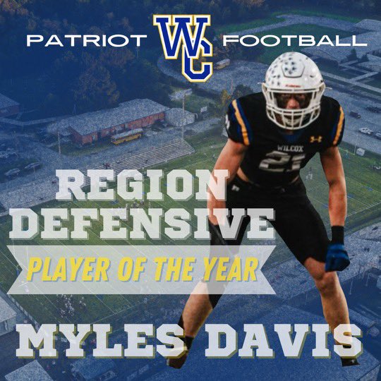 Coach Rob Stowe (@robstowe4) on Twitter photo Congratulations to Region Co-Defensive Player of the Year <a href="/MylesDa79455916/">Myles Davis</a> (Myles Davis)!
82 solos, 63 assists, for 113.5 tackles. 27 were for losses. 5 sacks, 3 caused fumbles, 2 recoveries, 1 pick 6.
Photo credit <a href="/zeke_best/">Zeke Best</a>
Graphic credit <a href="/elijah_stowe/">elijah stowe</a> Congratulations to Region Co-Defensive Player of the Year <a href="/MylesDa79455916/">Myles Davis</a> (Myles Davis)!
82 solos, 63 assists, for 113.5 tackles. 27 were for losses. 5 sacks, 3 caused fumbles, 2 recoveries, 1 pick 6.
Photo credit <a href="/zeke_best/">Zeke Best</a>
Graphic credit <a href="/elijah_stowe/">elijah stowe</a>