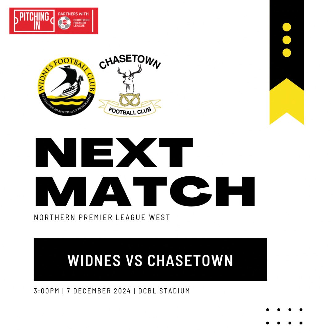 Next Up: Chasetown (H)

#UTW | ⚪️⚫️