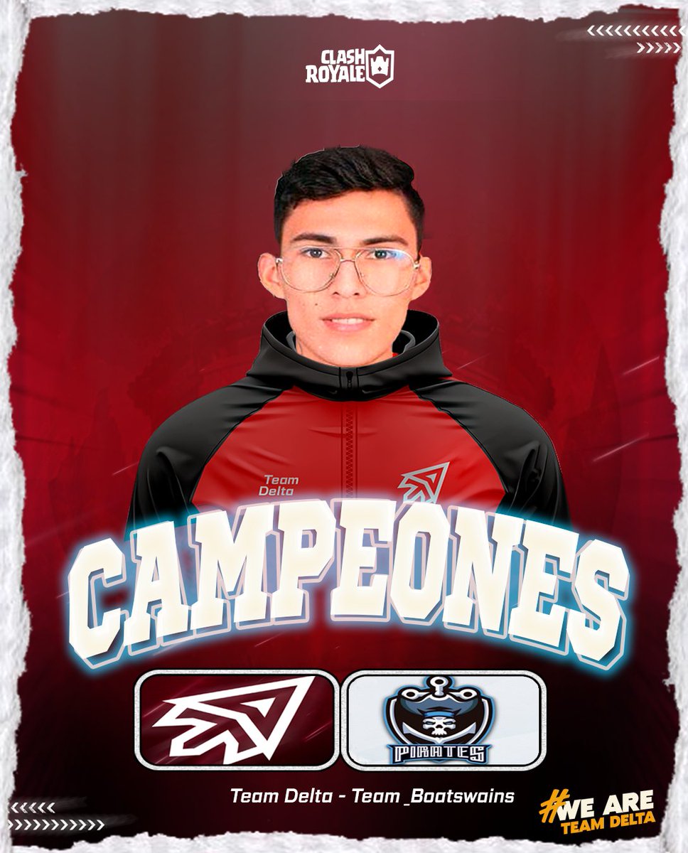 Team Delta (ฮ) (@tdelta_cr) on Twitter photo #TDCR โข ยกCAMPEONES! โข
๐ | <a href="/PluizersTeam/">Pluizers Team</a> ๐ Bone Pit ๐
๐๏ธ | <a href="/TeamPiratesOP/">Team Pirates Esports</a>
๐ | 3๏ธโฃ-2๏ธโฃ | โ (2-3) (2-0) (2-3) (3-2) (2-1)
๐ค | <a href="/Lordluis12_/">Luis</a>
๐ค | <a href="/NiCoLaS_CH22/">NiCoLaS</a>
๐ค | <a href="/Oscar_Ramirez66/">Oscar Ramirez</a>
๐ค | <a href="/grnbur/">Grnbur</a>
๐ค | <a href="/Magicmandrill/">Yovani</a>
๐ค | <a href="/denisitolsgod/">DenisitoProxCR</a> โญ
ยกGGWP! ๐พ
#GoDelta #AlwaysDelta #TDCR โข ยกCAMPEONES! โข
๐ | <a href="/PluizersTeam/">Pluizers Team</a> ๐ Bone Pit ๐
๐๏ธ | <a href="/TeamPiratesOP/">Team Pirates Esports</a>
๐ | 3๏ธโฃ-2๏ธโฃ | โ (2-3) (2-0) (2-3) (3-2) (2-1)
๐ค | <a href="/Lordluis12_/">Luis</a>
๐ค | <a href="/NiCoLaS_CH22/">NiCoLaS</a>
๐ค | <a href="/Oscar_Ramirez66/">Oscar Ramirez</a>
๐ค | <a href="/grnbur/">Grnbur</a>
๐ค | <a href="/Magicmandrill/">Yovani</a>
๐ค | <a href="/denisitolsgod/">DenisitoProxCR</a> โญ
ยกGGWP! ๐พ
#GoDelta #AlwaysDelta