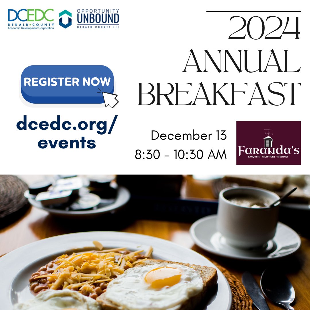 RSVP by December 9th for reservations for our 2024 Annual Breakfast! 📩 dcedc.org/events