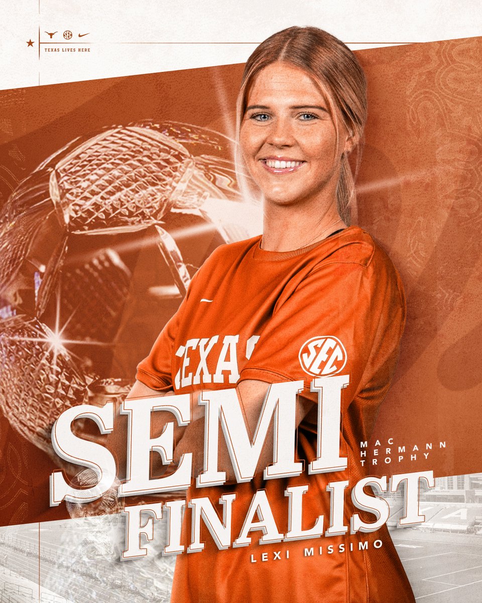 TexasSoccer's tweet image. you can't have a @HermannTrophy semifinal list without Lexi Missimo 😤

📰: hookem.at/gbz

#HookEm | #RunWithTexas