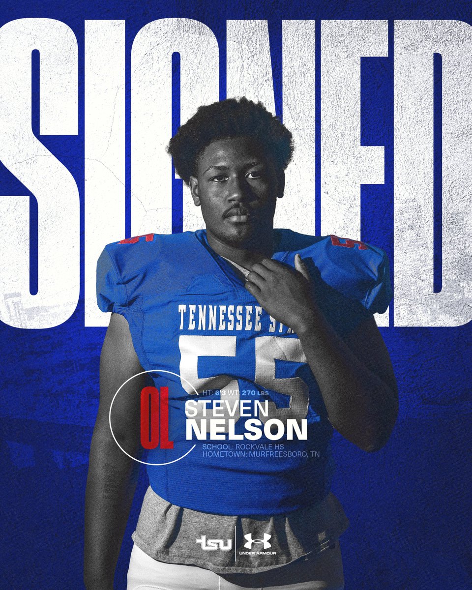 TSUTigersFB's tweet image. Welcome to Roar City, Steven Nelson!

#RoarCity x #GUTS