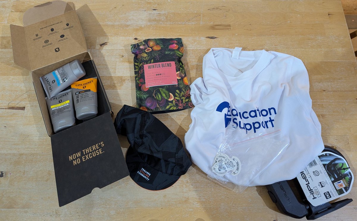 Big thanks to <a href="/TeacherCycling/">Teacher Cycling Community</a> after I won a prize! #teachercyclingcommunity #teachercycling