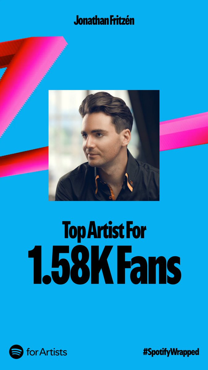 Beyond grateful for all of you listening this year on Spotify!!! 🙏💙🎵 And I have to pinch myself for being the #1 artist for so many of you listeners—so, so, so much love!!!