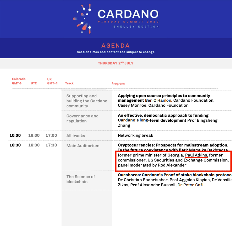 Cardanians_io's tweet photo. 🚨 Cardano NEWS: President-elect Trump has nominated Paul Atkins as SEC Chairman.

Paul Atkins, known as a cryptocurrency supporter, spoke at the Cardano Summit in 2020. 🎙️