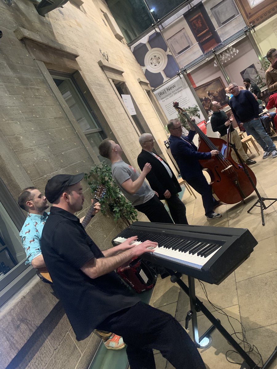 macinnes_neil's tweet image. Lovely evening and a joy to welcome this amazing @HeritageFundUK project curated by @IAProjectsMCR @mcrartgallery with @GarryBridges - now this band will be going places