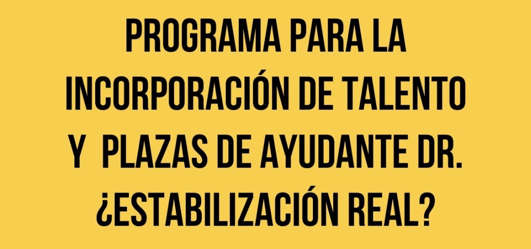 FJI-PRECARIAS (@fjiprecarios) on Twitter photo Desde <a href="/FJIprecarios/">FJI-PRECARIAS</a> solicitamos:
👉 Implementar los mecanismos necesarios que garanticen mejores salarios y la estabilización del personal Ayudante Doctor tras la obtención de la acreditación correspondiente (Profesor Permanente Laboral o Titular de Universidad).
#LOSUchange⚖️ Desde <a href="/FJIprecarios/">FJI-PRECARIAS</a> solicitamos:
👉 Implementar los mecanismos necesarios que garanticen mejores salarios y la estabilización del personal Ayudante Doctor tras la obtención de la acreditación correspondiente (Profesor Permanente Laboral o Titular de Universidad).
#LOSUchange⚖️