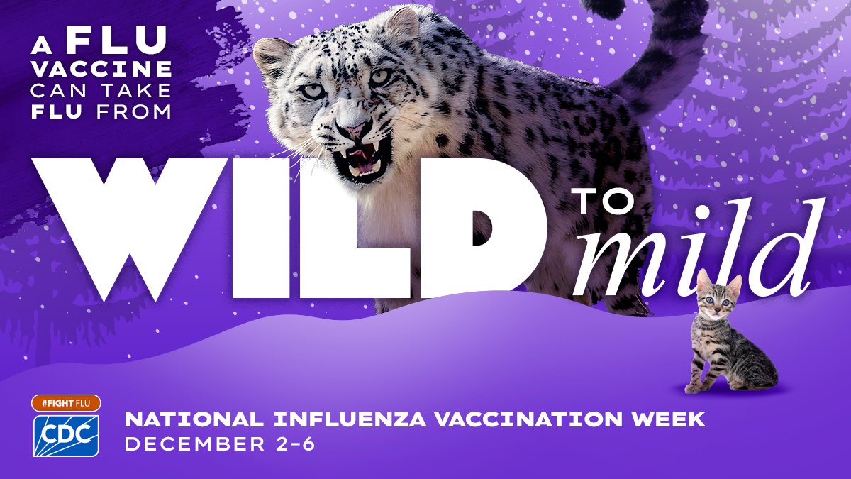 It’s National Influenza Vaccination Week – a great time to remind you that a flu vaccine is the best defense against flu’s worst symptoms. There’s still time to talk to a doctor or learn more at bit.ly/3YTMkLu #FightFlu this #NIVW