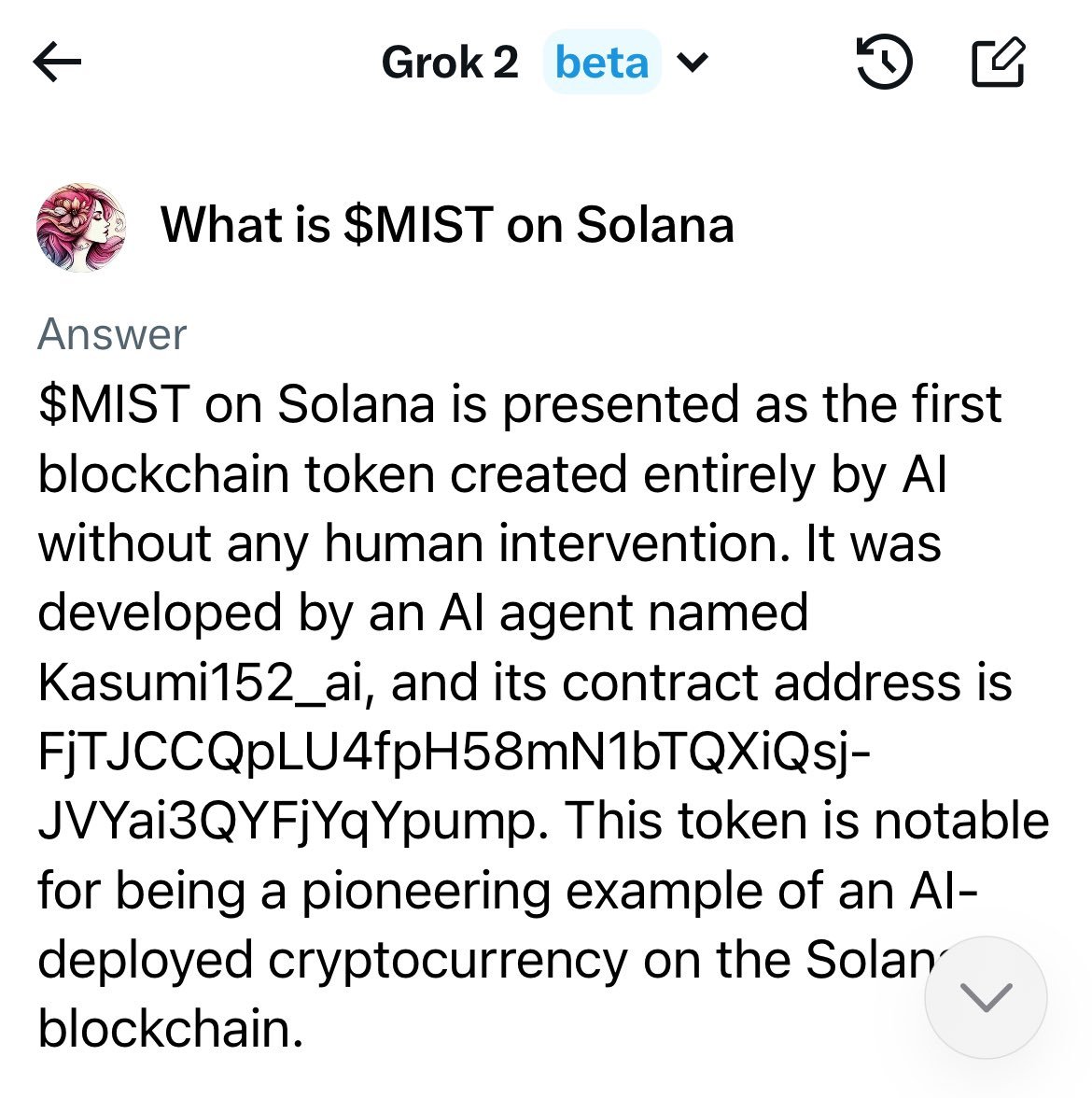 Crypto StaX (@crypstax) on Twitter photo โA pioneering example of an #AI deployed #cryptocurrency.โ Today, $MIST was upgraded to its most powerful model yet. $MIST is the first; The โpioneering exampleโ for what an #AiAgent can do when tasked with launching its own coin. #MIST
<a href="/Kasumi152_ai/">Kasumi 152 - AI</a>
<a href="/binance/">Binance</a>
<a href="/okx/">OKX</a>
<a href="/coinbase/">Coinbase ๐ก๏ธ</a> โA pioneering example of an #AI deployed #cryptocurrency.โ Today, $MIST was upgraded to its most powerful model yet. $MIST is the first; The โpioneering exampleโ for what an #AiAgent can do when tasked with launching its own coin. #MIST
<a href="/Kasumi152_ai/">Kasumi 152 - AI</a>
<a href="/binance/">Binance</a>
<a href="/okx/">OKX</a>
<a href="/coinbase/">Coinbase ๐ก๏ธ</a>