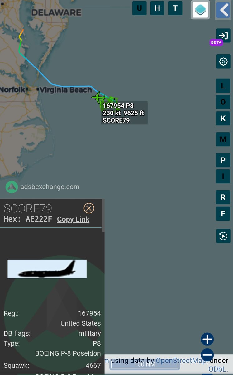 sipjack1776's tweet photo. P8
#AE222F
167954/SCORE79
Out of Patuxent
@N214WN @SR_Planespotter @Borrowed7Time https://t.co/YaSoYV7TRV