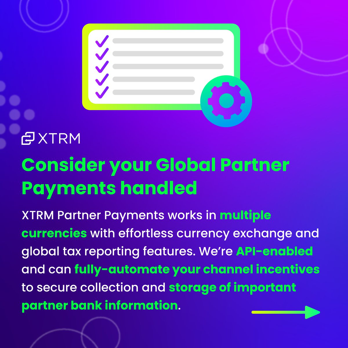 xtrmlive's tweet image. Smarter Global Partner Payments with XTRM 🌐💼

Transform the way you manage your Global Channel Partner Programs:

📧 Pay with just an email address – Seamlessly onboard partners from anywhere in the world.

[1/3]

#globalpayments #partnerpayments #automatedpayments #fintech