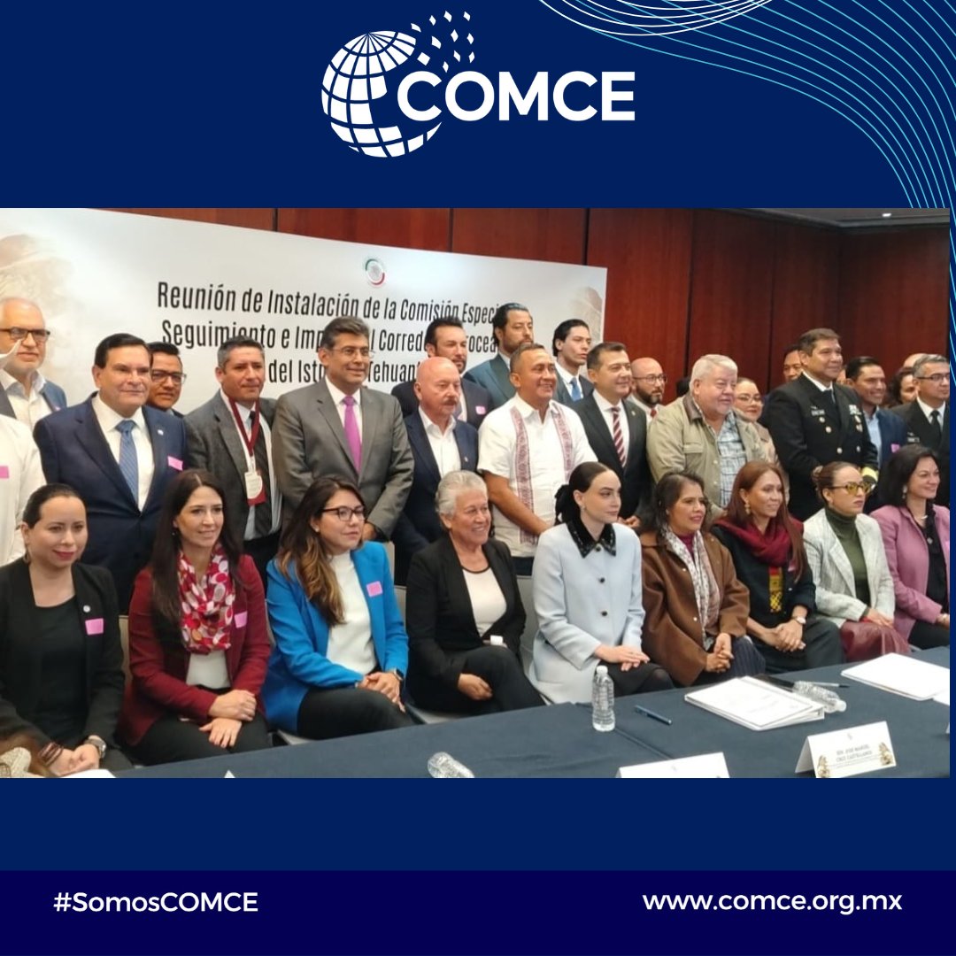 COMCE (@comceoficial) on Twitter photo Susana Duque, D.G. de COMCE, junto al Presidente y la Directora de @COMCE_sur, asistieron al <a href="/senadomexicano/">Senado de México</a> a la instalación de la Comisión Especial de Seguimiento e Impulso al Corredor Interoceánico del Istmo de Tehuantepec, motor de progreso y conectividad para México 🇲🇽 Susana Duque, D.G. de COMCE, junto al Presidente y la Directora de @COMCE_sur, asistieron al <a href="/senadomexicano/">Senado de México</a> a la instalación de la Comisión Especial de Seguimiento e Impulso al Corredor Interoceánico del Istmo de Tehuantepec, motor de progreso y conectividad para México 🇲🇽