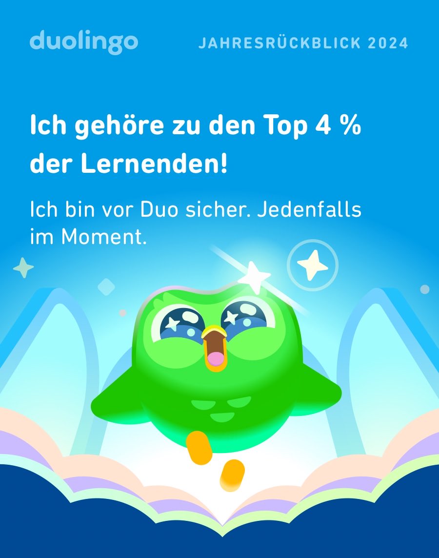 HunterTier's tweet image. Bist du dieses Jahr vor Duo sicher? #Duolingo365