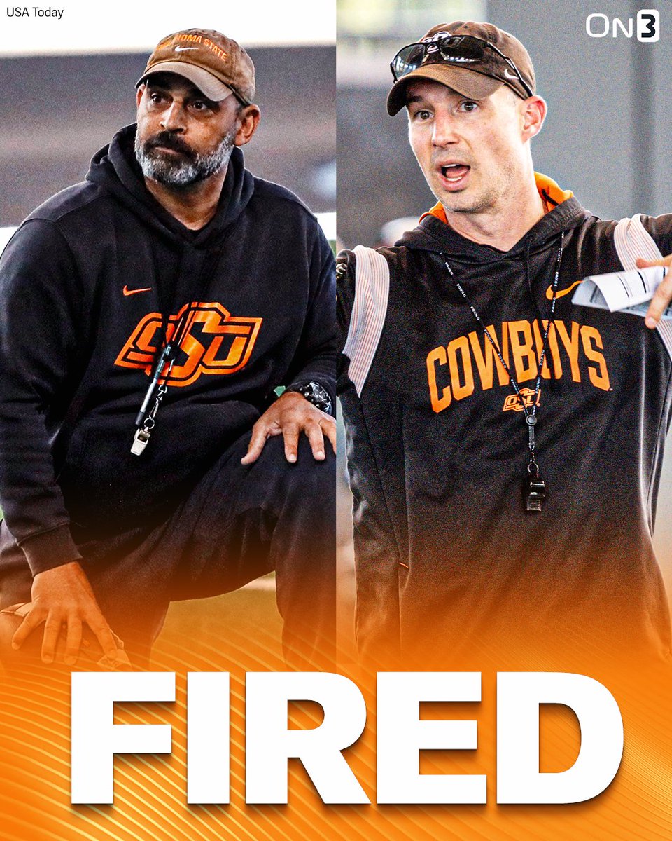 BREAKING: Oklahoma State has fired OC Kasey Dunn and DC Bryan Nardo, per ESPN❌

on3.com/college/oklaho…