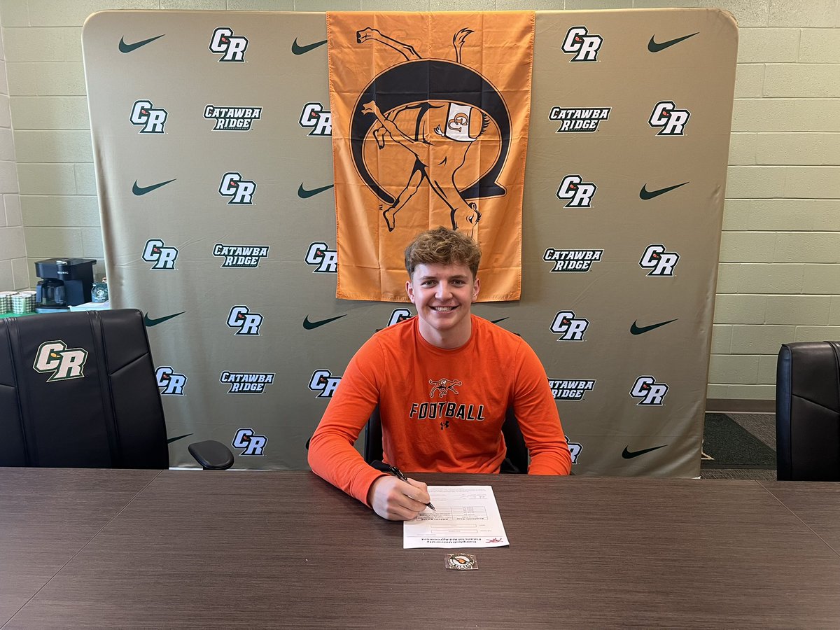 Congratulation <a href="/thebradyambrose/">Brady Ambrose</a> for signing with <a href="/GoCamelsFB/">Campbell Football</a>!!  So proud of you!  Go be great!! #BeTheWHY