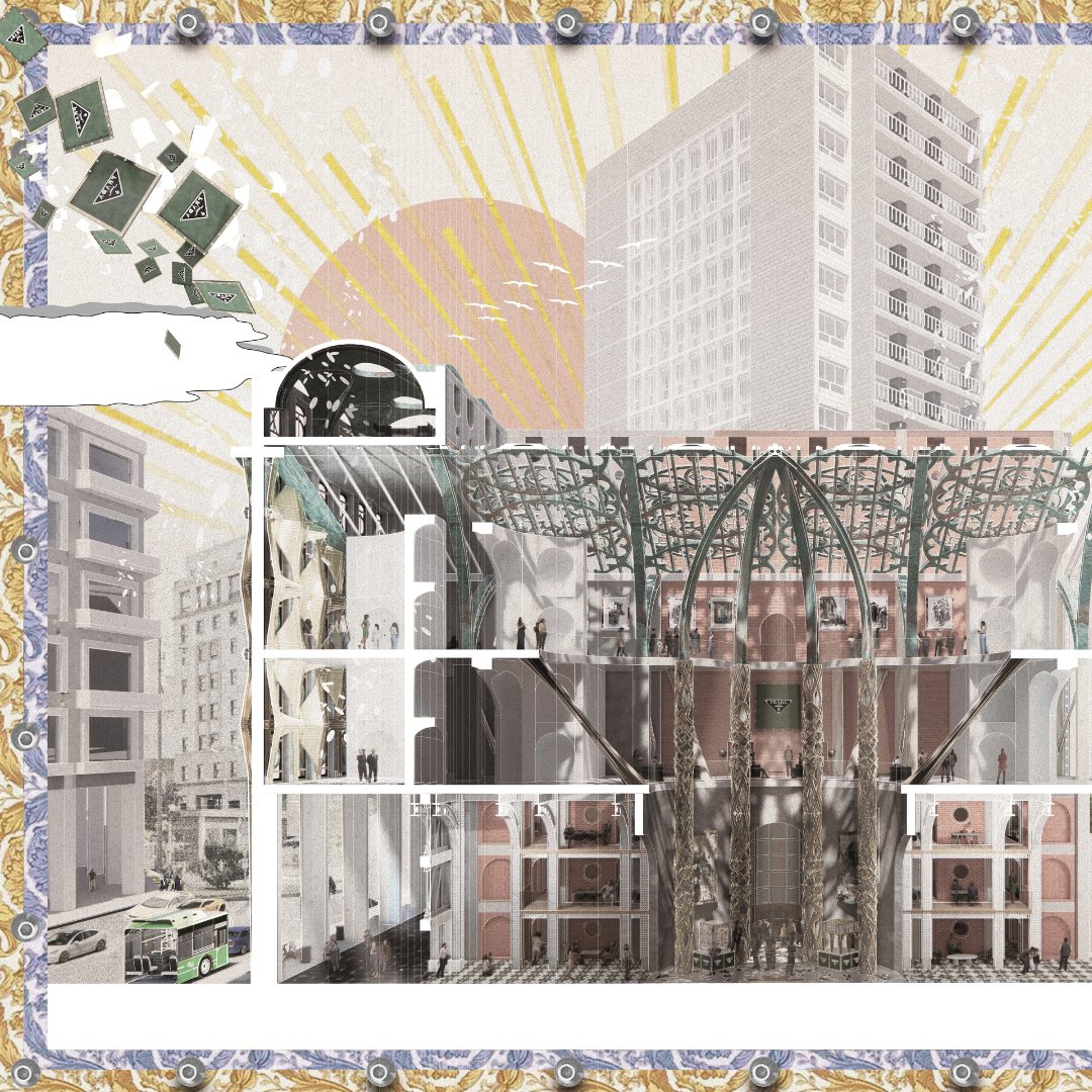 RIBA Education (@ribaeducation) on Twitter photo 🏅 Congratulations to the winner of our 2024 Serjeant Award for Excellence in Architectural Drawing at Part 1 - Jaehyun Byeon <a href="/cardiffuni/">Cardiff University</a> for ‘Fabricated Identities: The Museum of Faith and Fashion’.
➡️ View the winning project: ow.ly/1ufO50Ul8CN 🏅 Congratulations to the winner of our 2024 Serjeant Award for Excellence in Architectural Drawing at Part 1 - Jaehyun Byeon <a href="/cardiffuni/">Cardiff University</a> for ‘Fabricated Identities: The Museum of Faith and Fashion’.
➡️ View the winning project: ow.ly/1ufO50Ul8CN