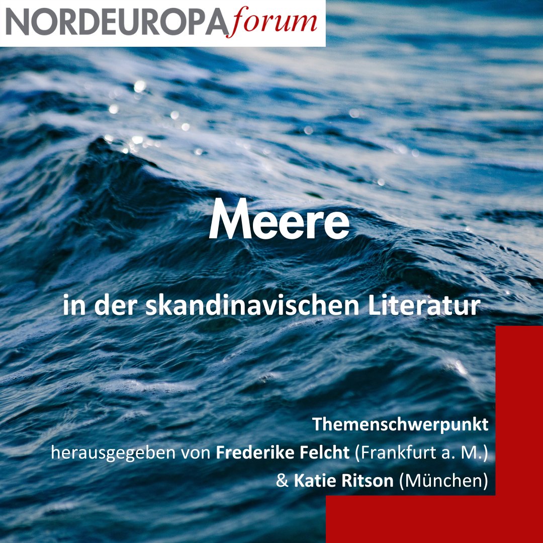 Heute ist auf unserer Website ein neuer Themenschwerpunkt rausgekommen!
Die Artikelreihe "Meere in der skandinavischen Literatur" ist auf der ATdS 2022 in einem Arbeitskreis entstanden. Viel Spaß beim lesen!