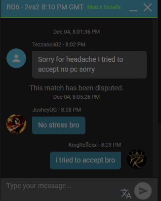 ReflexxOG's tweet image. CMG Dispute Ignore