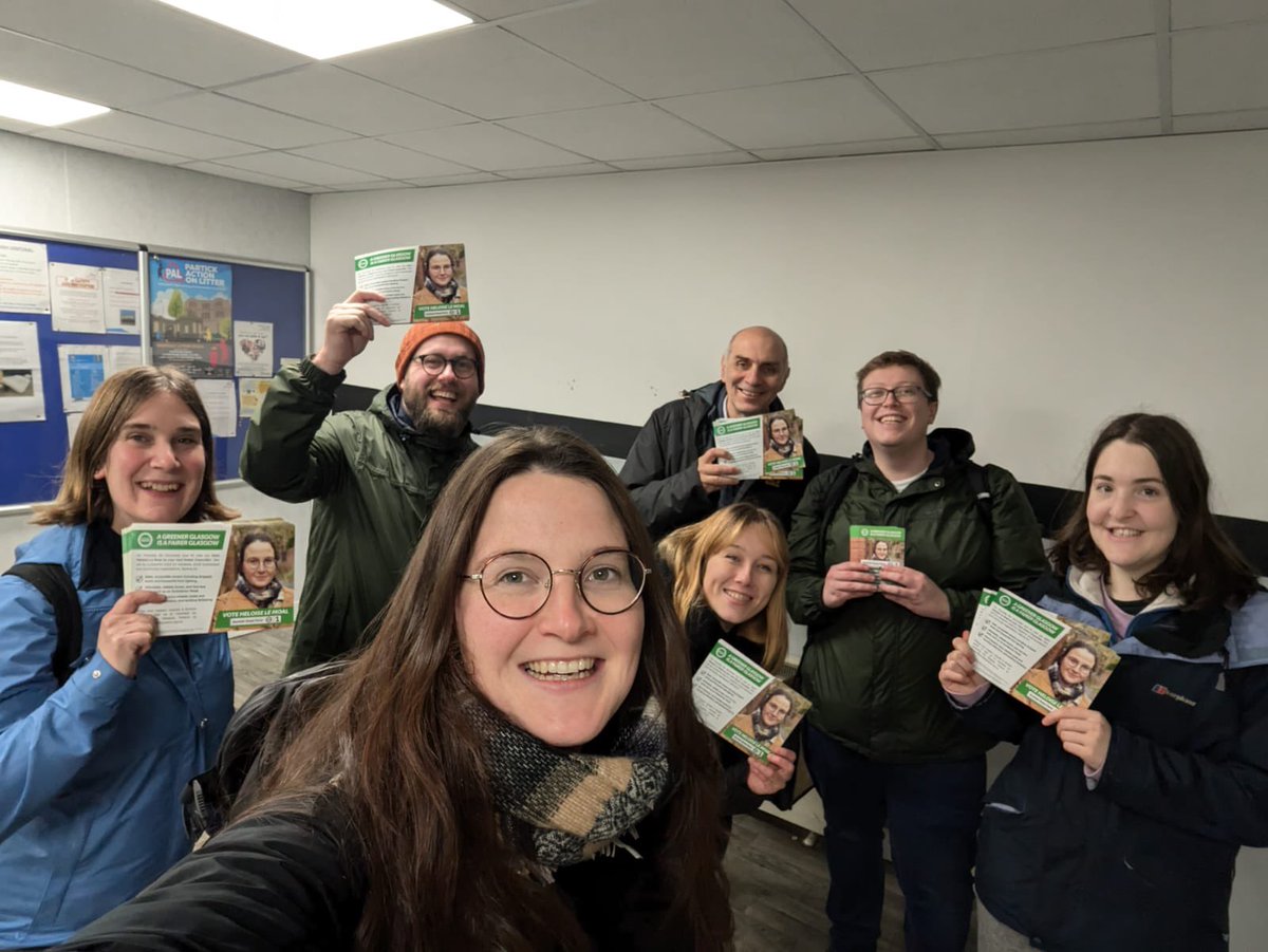Big final push before tomorrow’s by-election in Partick East/Kelvindale!

Vote 1️⃣ Héloïse Le Moal &amp; <a href="/scottishgreens/">Scottish Greens</a> for:
🚌 cheaper buses
🚲 more cycling 
💡 safer streets
♻️ better recycling
🏠 tenants rights
🌱 parks investment
🌍 climate action