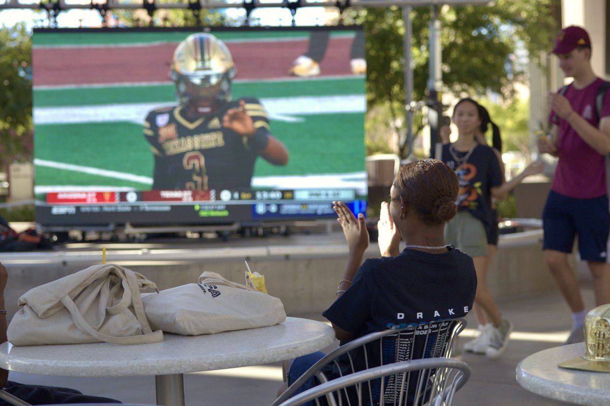 Who's ready to bring the #Big12 Championship Game to Tempe? 😈

Come join us and #IgnitetheInferno this Saturday at a watch party! ⬇️👀