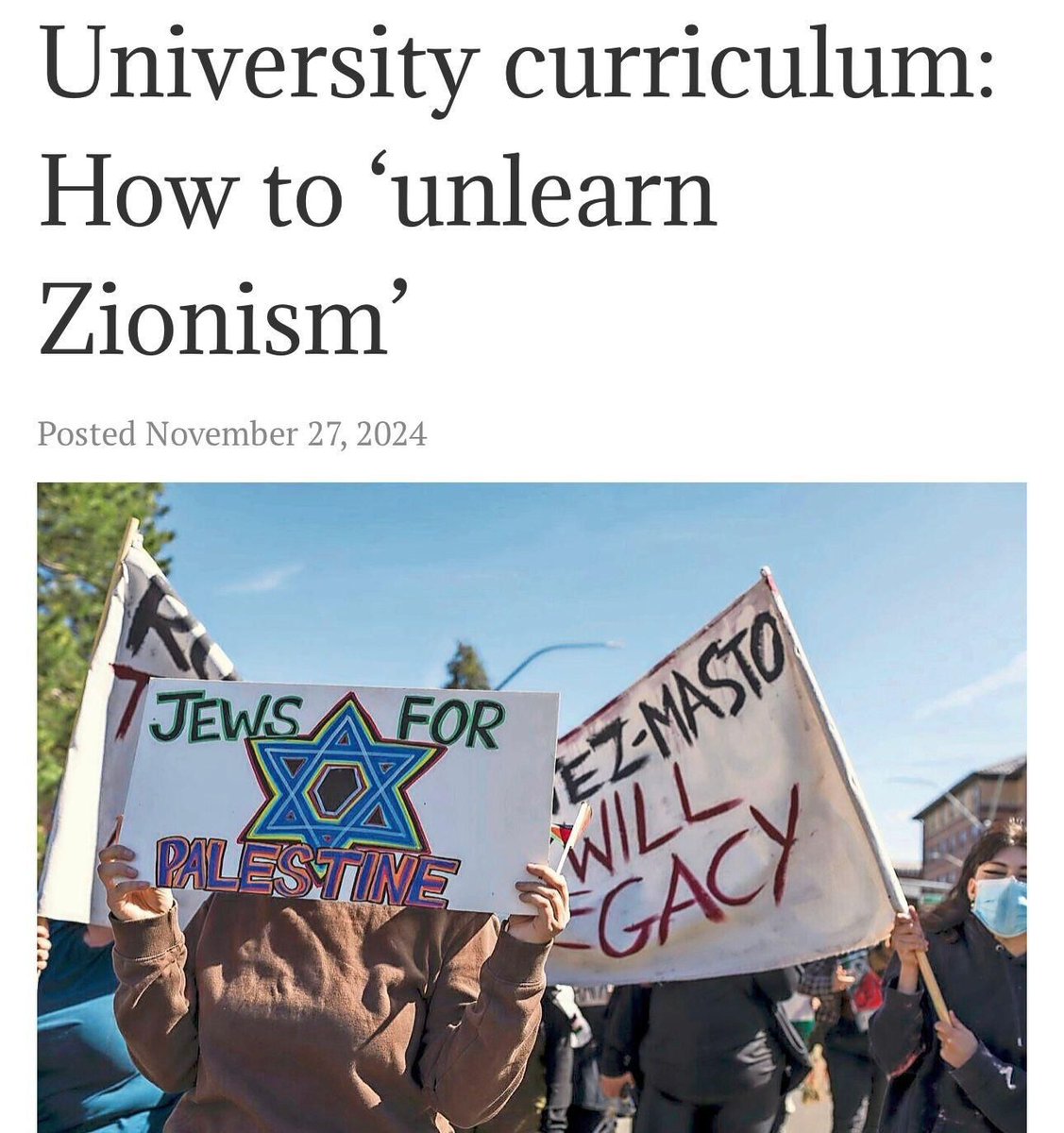 ❌❌*NUMBERS ON THIS ARE VERY LOW SO WE ARE REPOSTING!!! PLEASE SIGN!*❌❌

‼️ *University of San Francisco’s Swig Program in  Jewish Studies and Social Justice Asst. Director is openly promoting antisemitism* ‼️Kroll-Zeldin’s narrative is one-sided and ignores the complexities