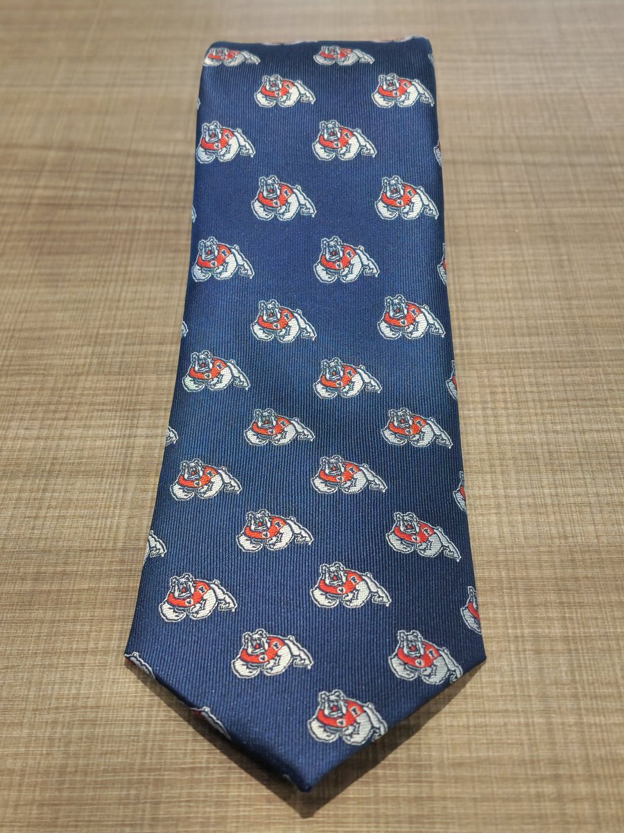 Fresno State ties are back in stock!

Available in store and online.