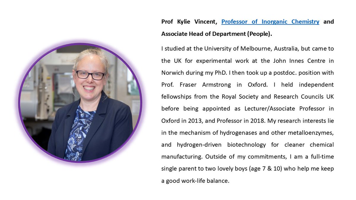 OxWiChem's tweet image. Concluding Series 2 of RedOxWiChem is our December profile with profiles from Prof Kylie Vincent and Taylah Andrew Clark. Two multitalented individuals who share a common fascination for studying protein mechanism/dynamics using various crystallisation approaches.