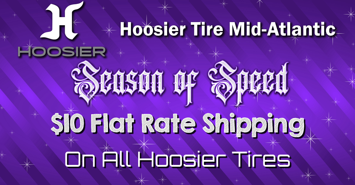 🏁 Season of Speed is here! 🏎️

Get $10 flat-rate shipping on ALL Hoosier Tires now through January 2nd! 💨💨 Stock up and save big this holiday season.

Shop now: preciseracing.com/r/zMx

#HoosierTire #SeasonOfSpeed #RacingDeals #StayFast