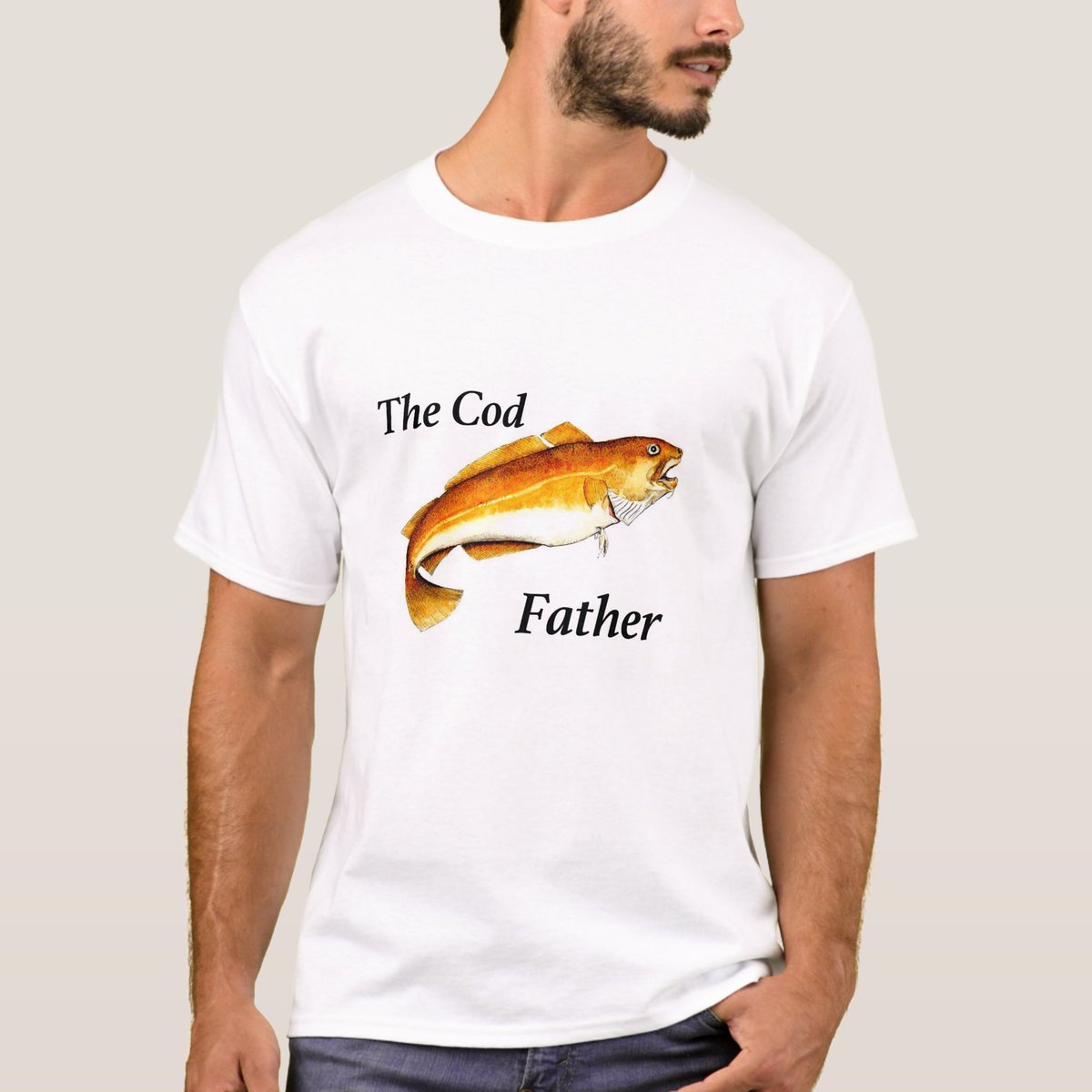 The Cod Father ideal present for Christmas available on ZAZZLE Gordon Lavender.