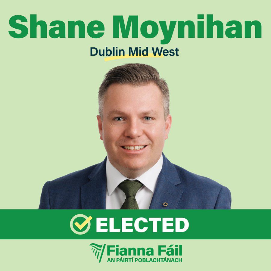 I am honoured to have been elected as a TD for Dublin Mid-West.

I am incredibly grateful to everyone who voted for me, whether a number one or a later preference.

Thank you to my incredible team for travelling this journey with me and believing in me.

1/3