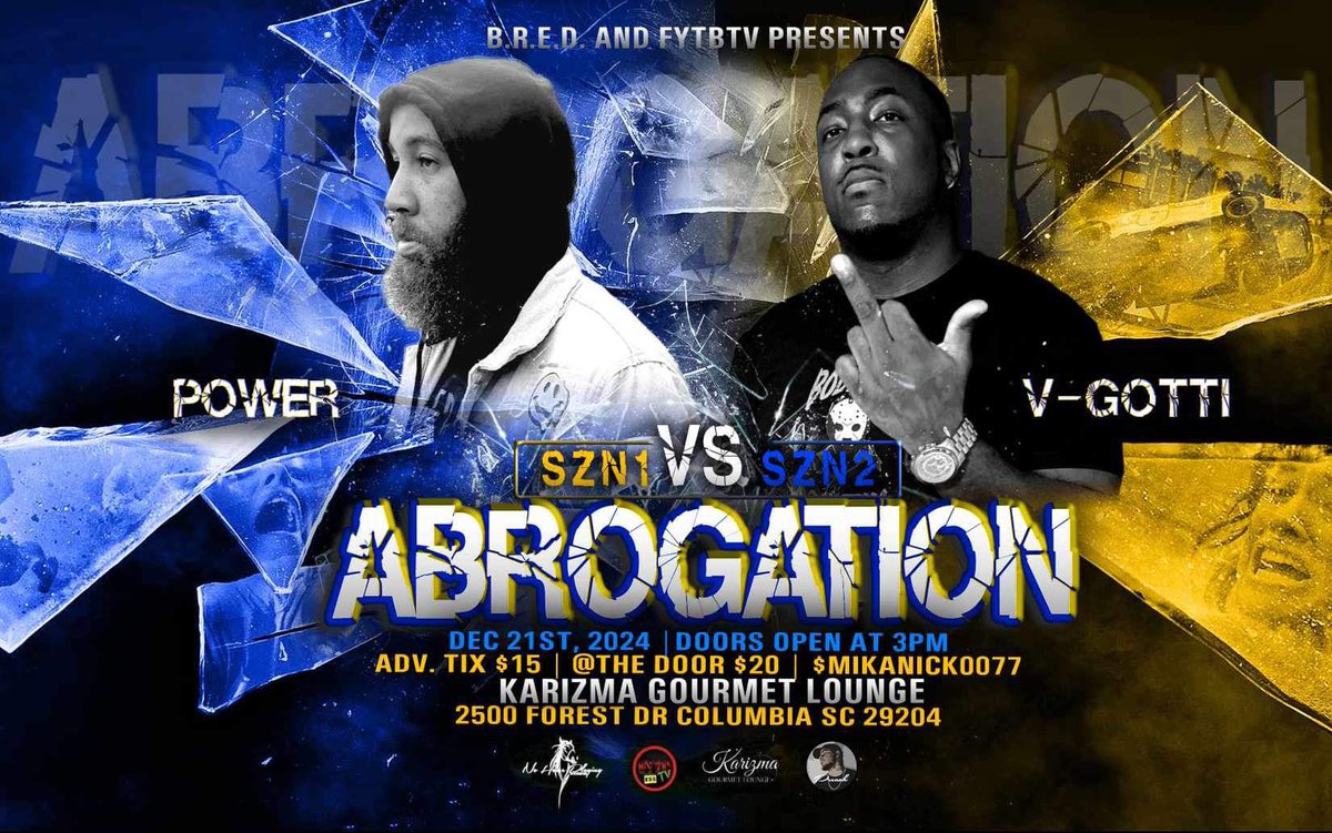 yabmbff's tweet photo. THE ONLY 🧱 THIS WHAT I DO THIS MY SHIT #WHOGONCHECCME

DEC 21st COLUMBIA SC IT GET LIKE DAT 

@MzLeta_Truth
@lawrence_rbe 
@FYTBTV
@ej_alwayz
@harlem_legendtv
@JustMika21
@BattleRapBum
 @BattleRapOutlet 
@jayblac1615 
@ToneQapo 
@Vada_Fly 
@Miz_F_Dot 
@yoyorapreviews
@OGSPACES https://t.co/oICcedWRhX