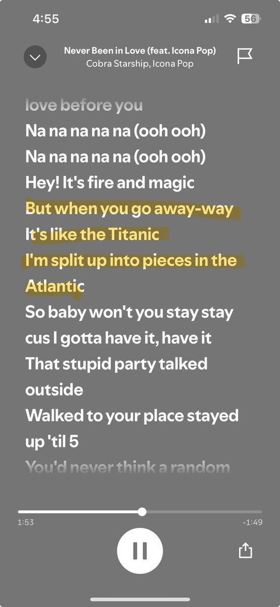 actuallypomper's tweet photo. You guys, did I just crack the funniest lyrics ever? https://t.co/LempAJrDHg