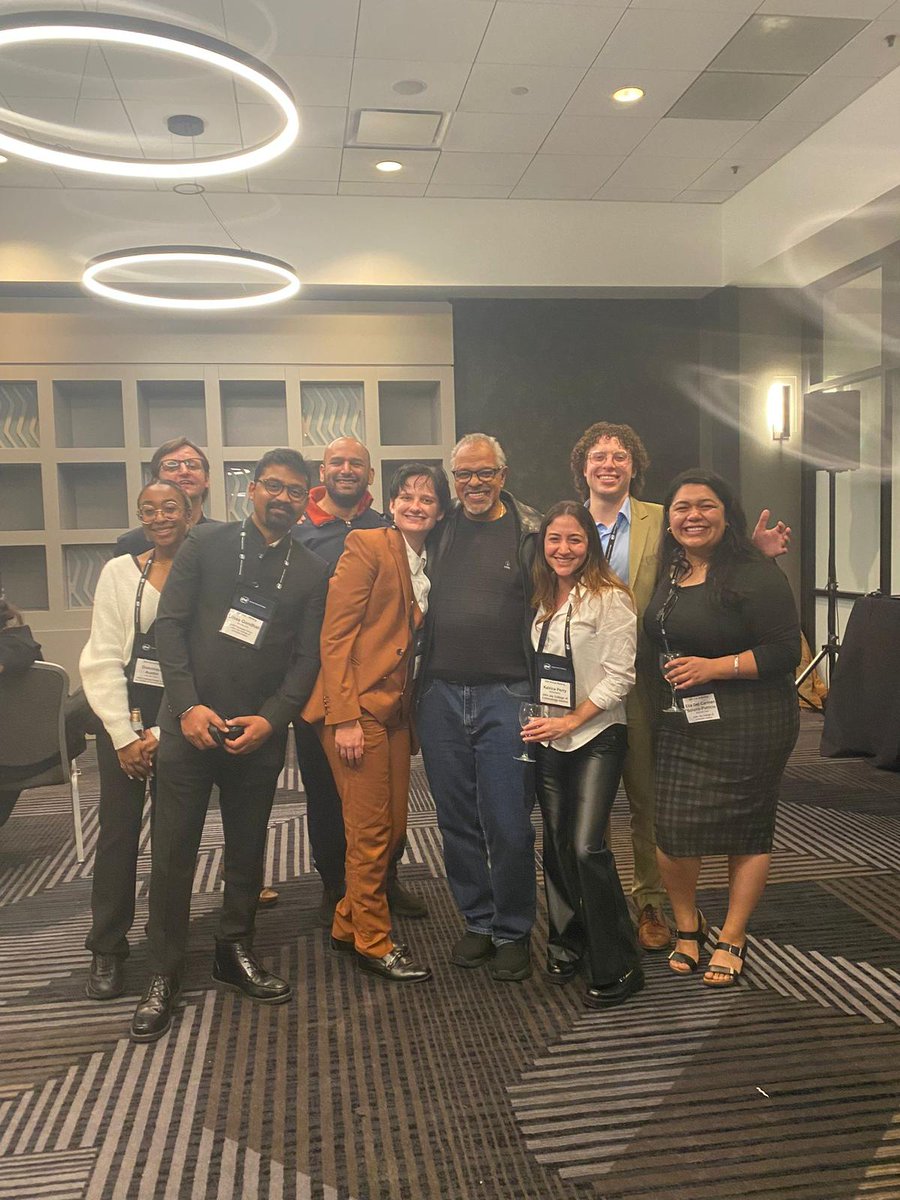 Dr. Pezzella with CUNY Criminal Justice PhD students at our ASC reception! Many showcased research inspired by his transformative 'Race, Crime, and Intersectionality' course. We’re so proud of their exceptional scholarly contributions! 👏 #ASCSanFran24 #ASCriminology2024
