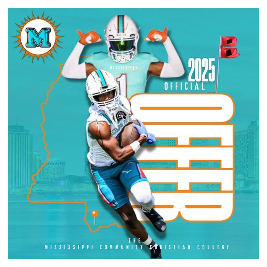 #AGTG Im blessed to receive my third offer from Mississippi community christian college! <a href="/coachdeetmccc/">Darryl Whitehead</a> @TMCCCOLLEGE