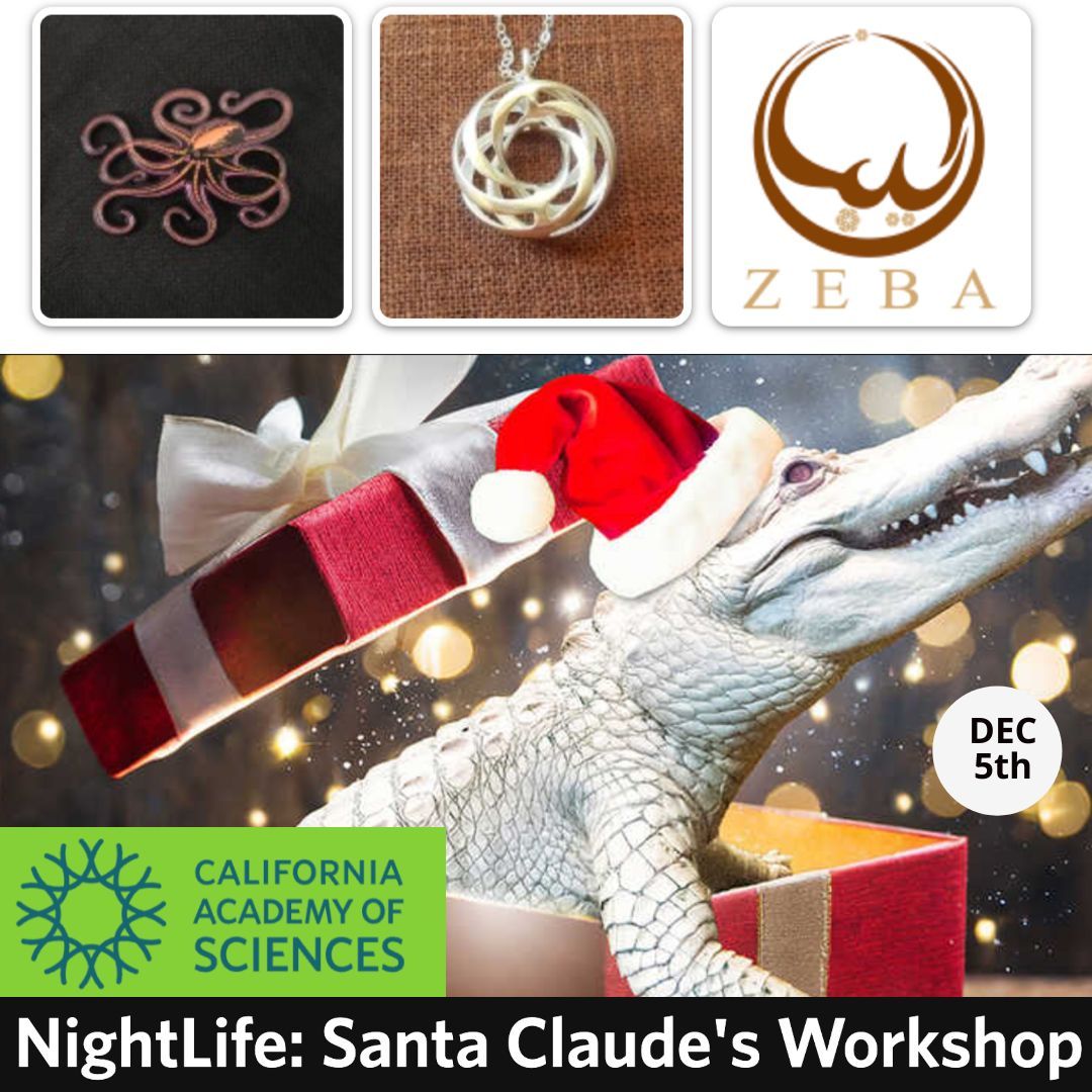 sfbazaar's tweet image. Join us tomorrow for the last @Calacademy Nightlife of 2024! Celebrate local made by shopping with over 40 makers, selling unique gifts for everyone on your list. Grab a cocktail, say hi to Claude and kick off the holiday festivities in the best science museum in the Bay Area!