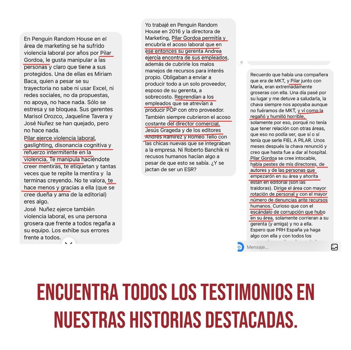 Los pasillos de la FIL están llenos de los miembros platino de Terror Editorial. Y como estamos cansados de que sus empresas los encubran, aquí te los presentamos. La elegida de hoy, Pilar Gordoa, directora de marketing en <a href="/penguinlibrosmx/">Penguin Libros México</a> 
Sin nosotros no hay FIL 🔥🤜🤛