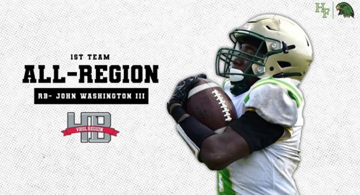 Blessed to be named 1st Team all region Running Back

1300 yards 
16 touchdowns