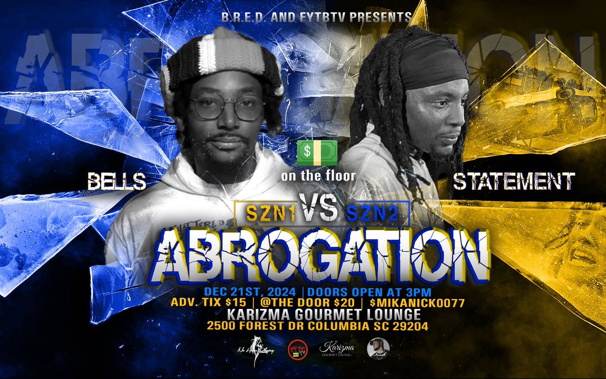 HIMxBigState's tweet image. @MzLeta_Truth
@lawrence_rbe 
@FYTBTV
@ej_alwayz
@@harlem_legendtv
@JoeyNine3 
@JustMika21
@BattleRapBum
 @BattleRapOutlet 
@jayblac1615 
@ToneQapo 
@Vada_Fly 
@Miz_F_Dot 
@yoyorapreviews
@OGSPACES 
@thesaucebre 
@thebodycast 
@knowledgeking 
@therealangryfan
@otfmz1
@ToneQapo