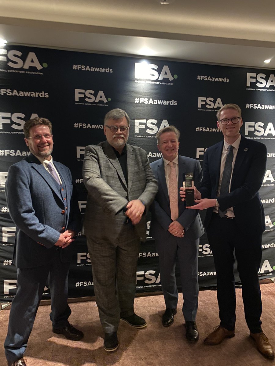 #Pompey have won the Supporter Engagement Award at the 2024 FSA Awards
