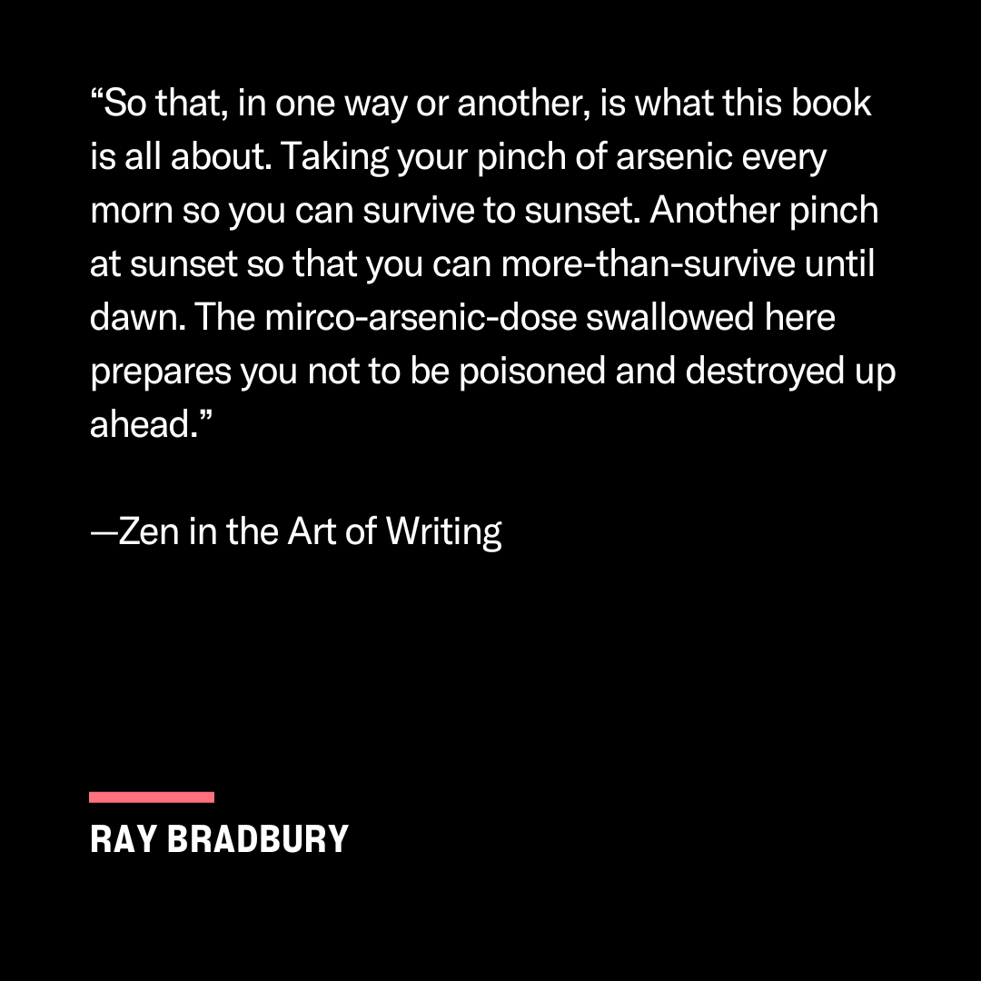 raybradbury's tweet photo. #RayBradbury #MotivationMonday#FeedYourImagination https://t.co/ZxEkKkJbpt