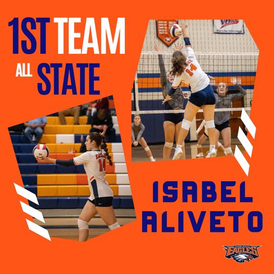 💙🧡 1st Team All-State 💙🧡

Congratulations Isabel Aliveto 🏆