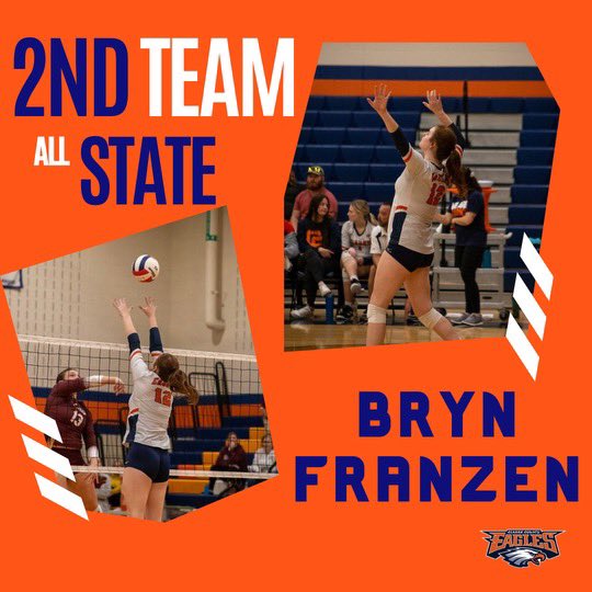 💙🧡 2nd Team All-State 💙🧡

Congratulations Bryn Franzen 🏆