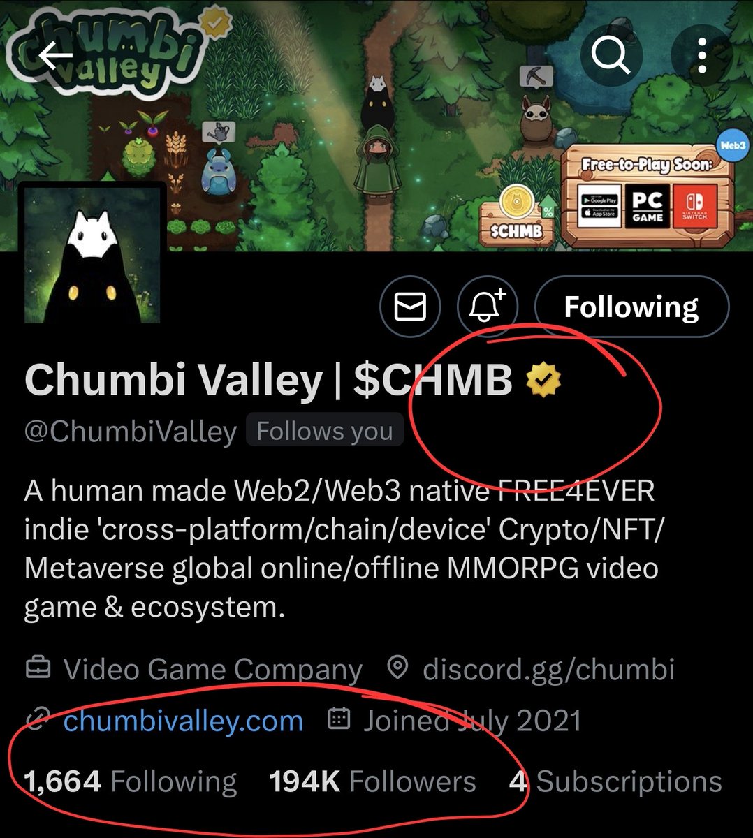 Tw1ggy22's tweet photo. Stay safe people. Avoid scams. There is a fake  @ChumbiValley X account (I've reported this) make sure to only follow the correct account with the Gold Tick.  @papachumbi @quanchumbi @ThotQueen2704 @AscheBrigh @reignsays   

Real account in picture.

$CHMB #verified #goldtick https://t.co/buD7E0sEIZ