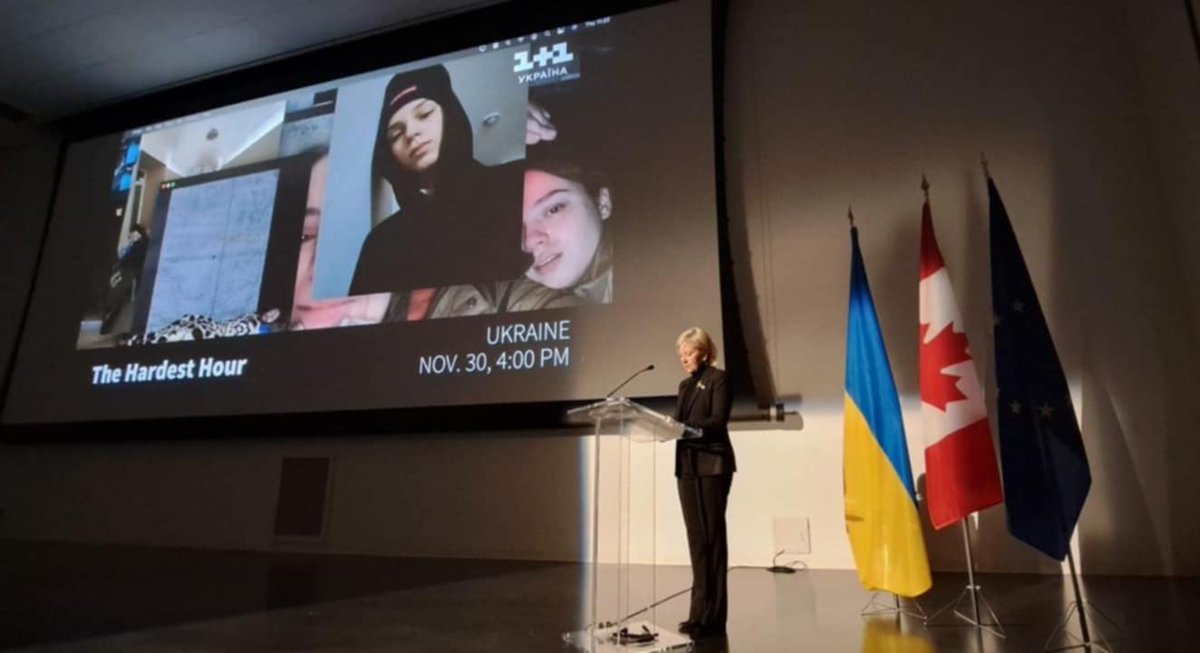 Deeply moved by "The Hardest Hour" at #EUFF, a 🇺🇦 documentary made from footage before &amp; during the war. 1,000+ days since Russia’s invasion, it shows the toll on Ukrainian society and honours its bravery and resilience. A powerful reminder to #StandWithUkraine until victory.