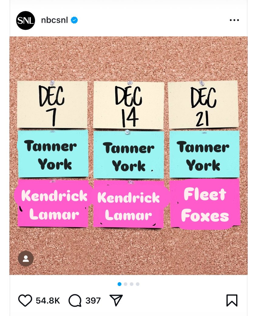 tannerryork's tweet photo. Beginning my SNL residency this week https://t.co/eMZe6Ufnc3
