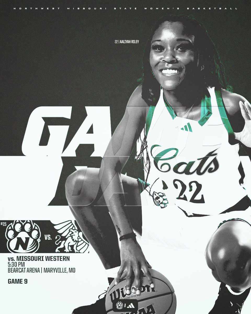 '𝓒𝓪𝓽𝓼-Griffs. It's 𝙂𝙖𝙢𝙚𝘿𝙖𝙮!

🆚: Missouri Western
🏟️: Bearcat Arena
📍: Maryville, MO
⏰: 5:30 PM
📺: bit.ly/3LN76FT
📻: bit.ly/3AOdyu3
📊: bit.ly/46r27Co

#OABAAB ||| 🧱by🧱