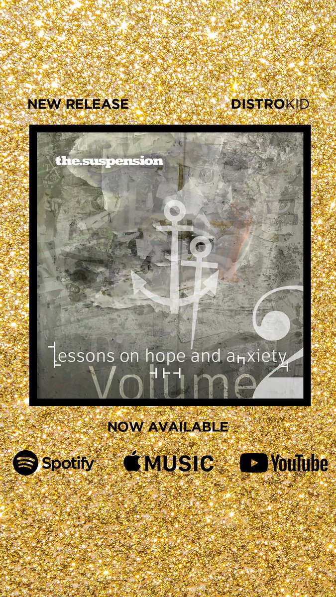 SuspensionDc's tweet photo. Hell yeah! Our new release Lessons on Hope and Anxiety Volume 2 comes out Friday. Check it out on Spotify, Apple Music, and YouTube. https://t.co/BZpjXPgjRZ